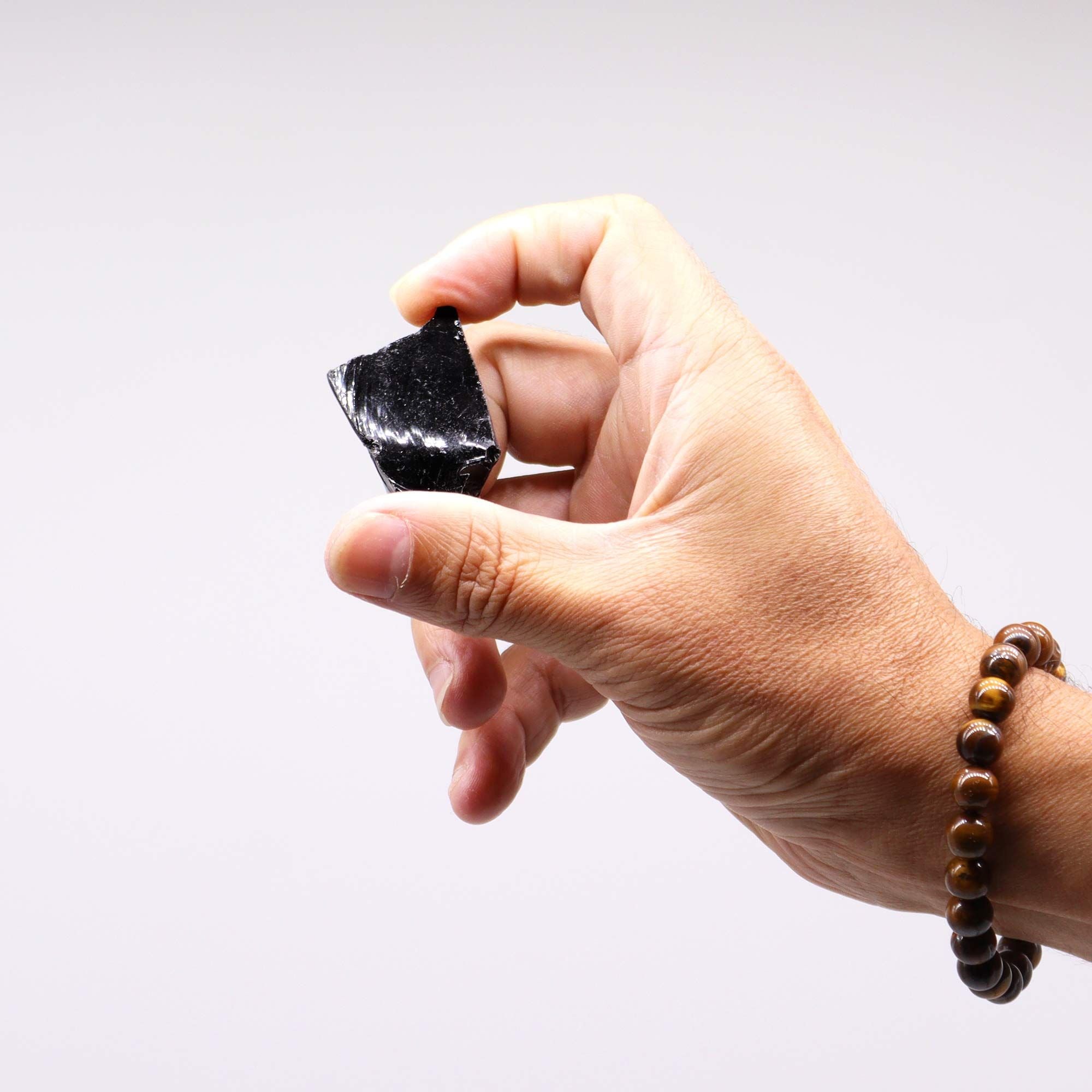 Raw Black Agate Crystals (500gm) for Grounding and Protection