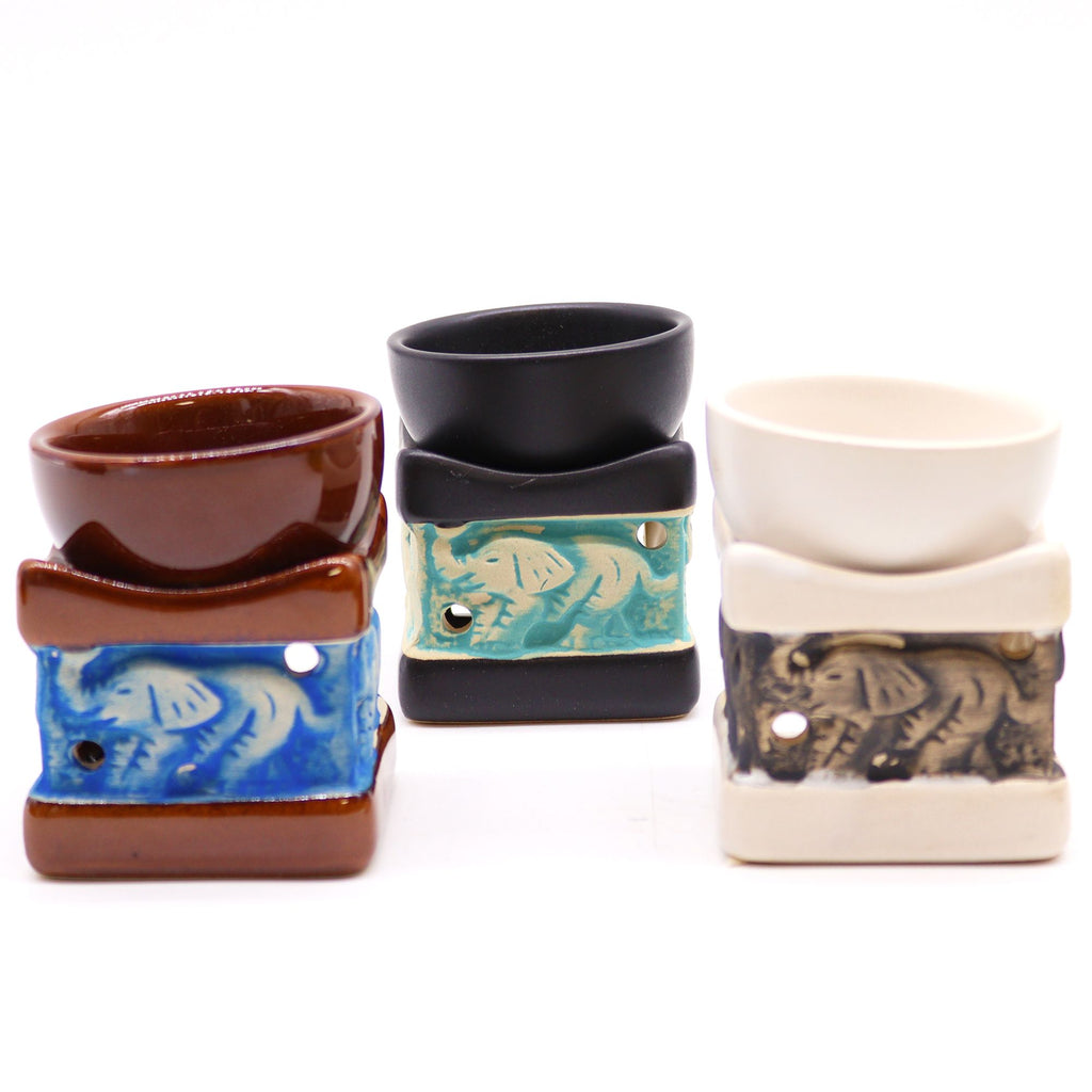 Classic Elephant Oil Burners for Aromatic Fragrance Enjoyment