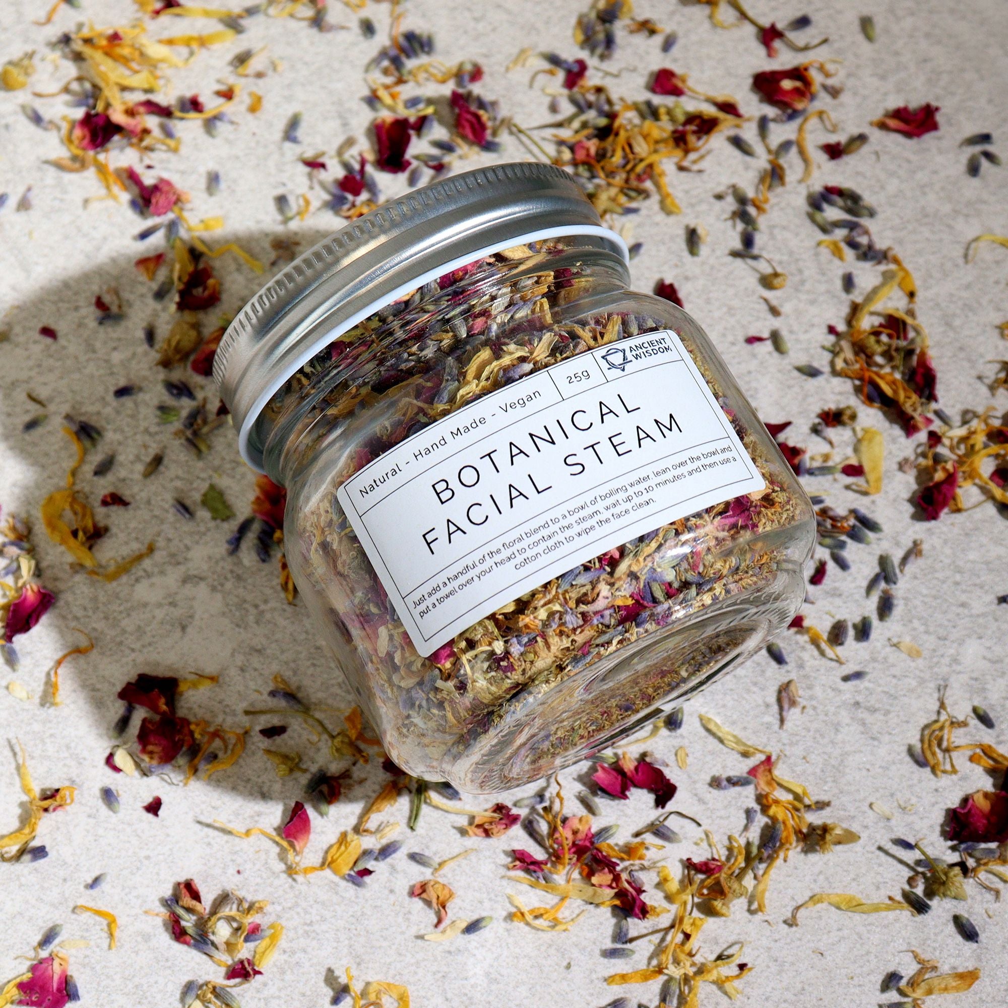Botanical Facial Steam Blend Natural 250g for Soothing Skincare