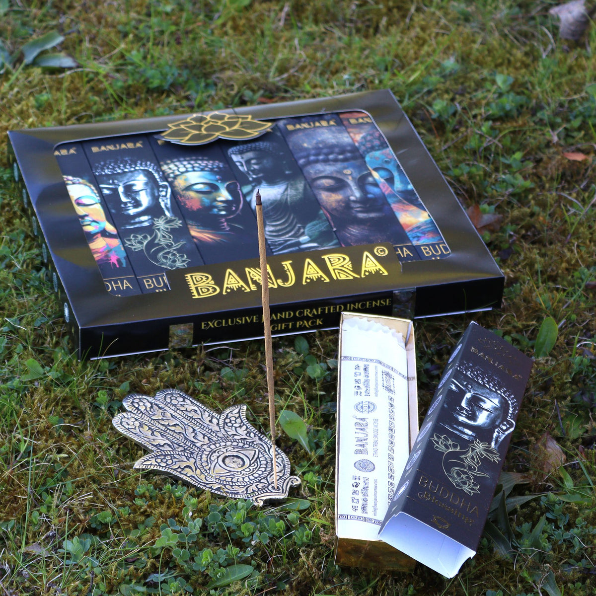 Banjara Buddha Incense – Boxed Gift Set (6 Assorted)