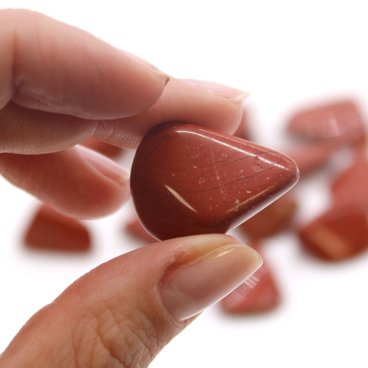Medium Tumble Stone - Jasper - Red