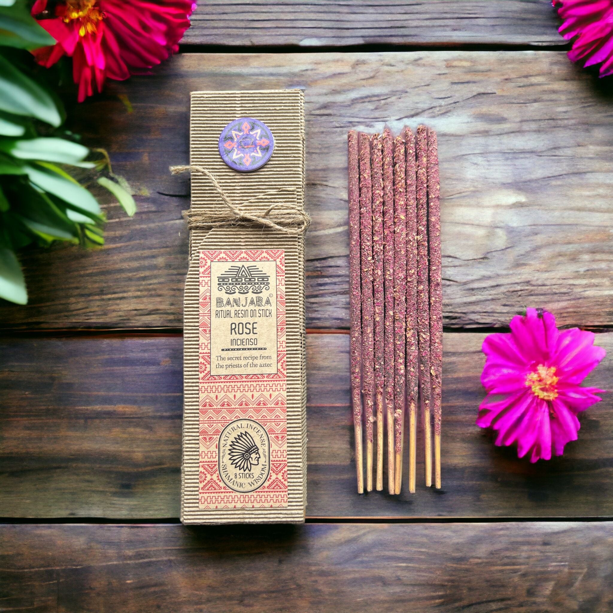 Ritual Resin on Stick Rose for Serene Romantic Home Fragrance
