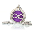 Aromatherapy Diffuser Necklace Infinity Love 25mm Stylish Design