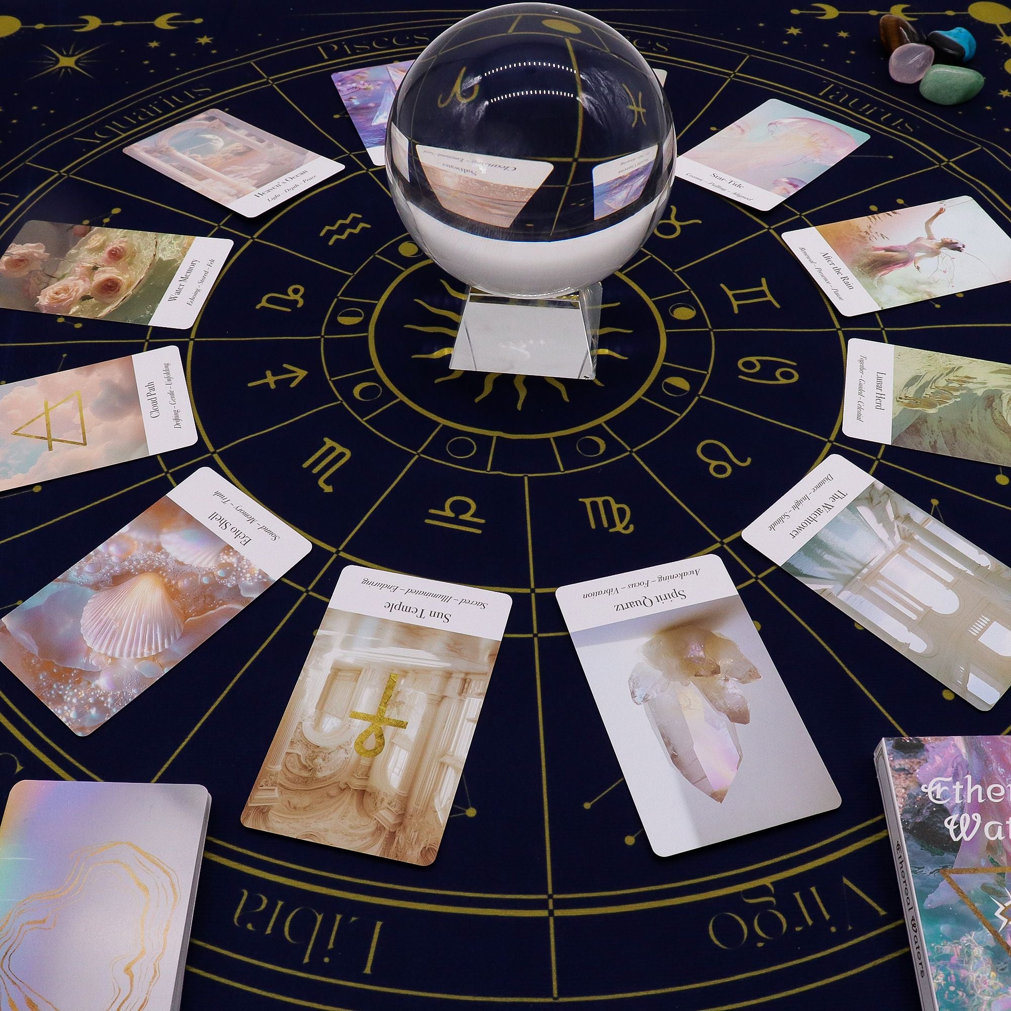 Zodiac Tarot Reading Cloth for Enriching Your Tarot Experience