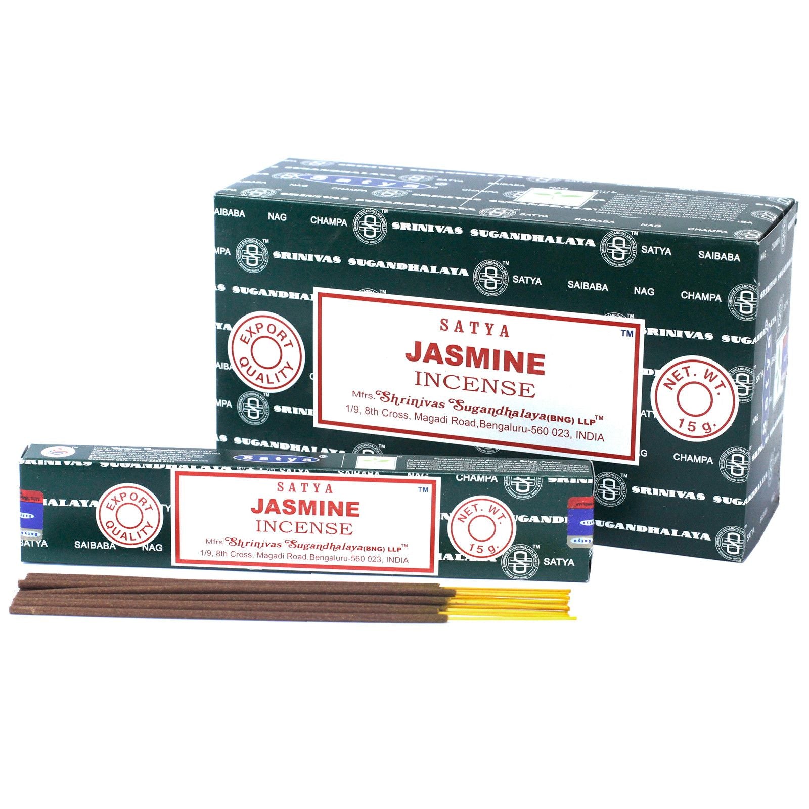 Satya Incense Sticks 15gm Jasmine Scented Aroma for Home