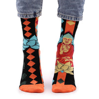 Hop Hare Bamboo Socks S/M - Blue Buddha & LotusÂ