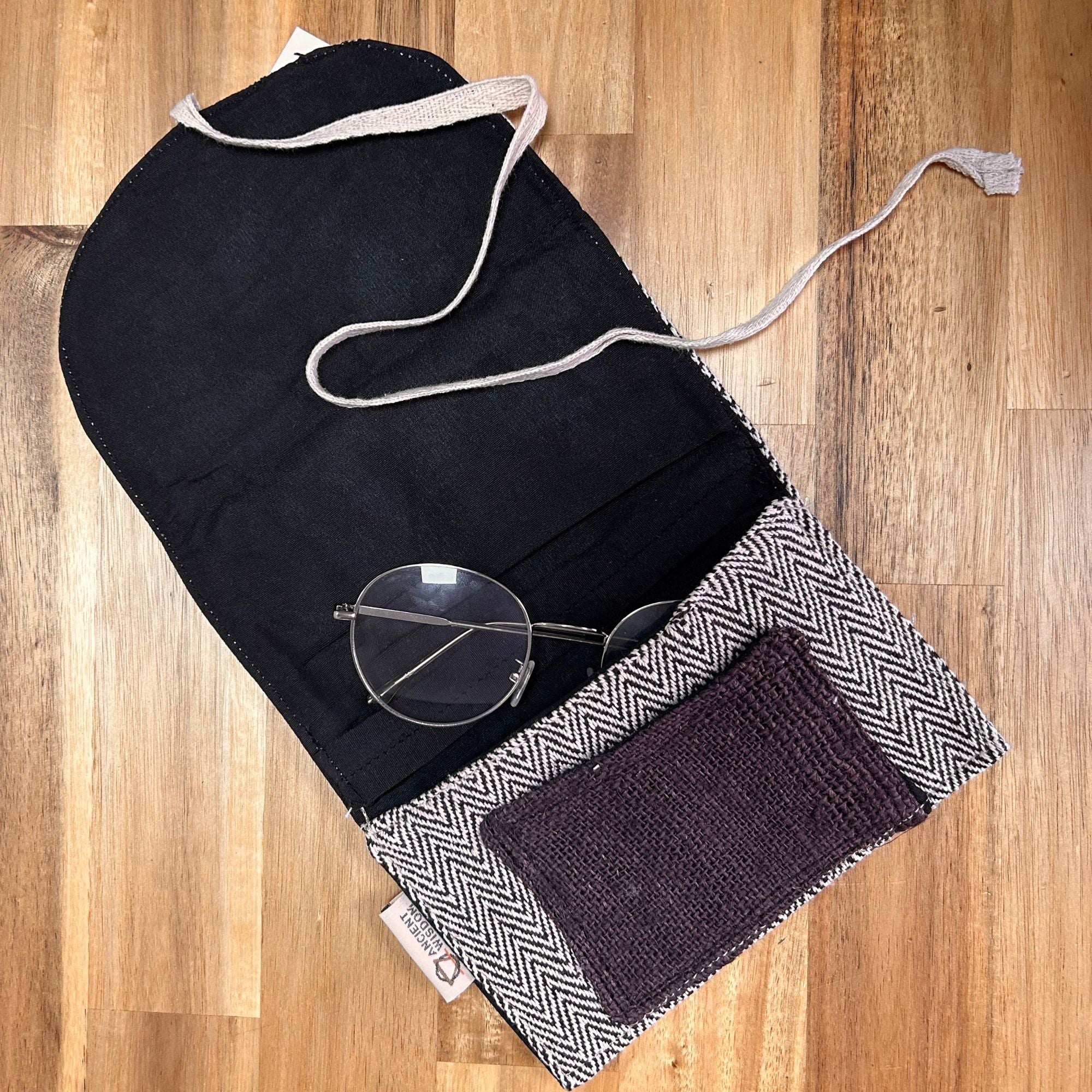 Hemp Phone Tobacco Anything Wrap Pouch in Assorted Designs