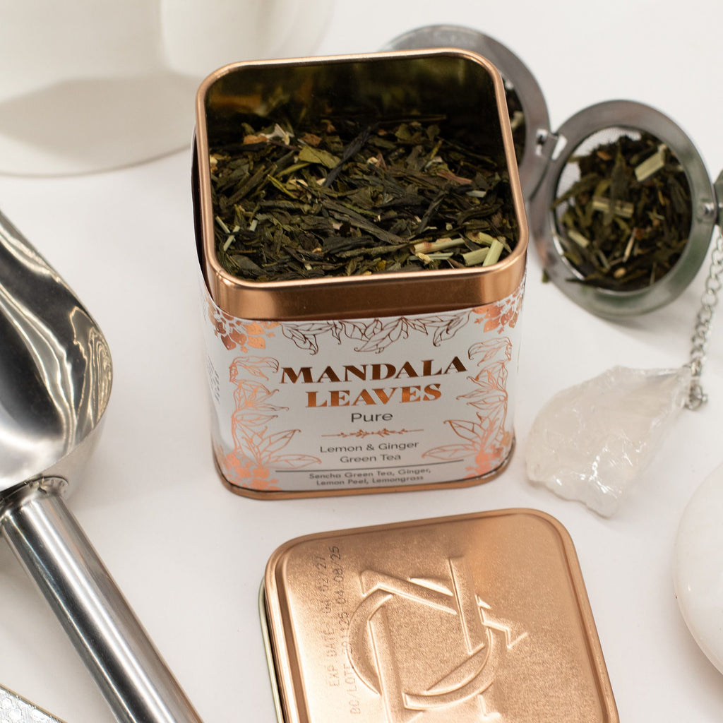 50g Classic Green Tea with Lemon and Ginger for Refreshing Moments