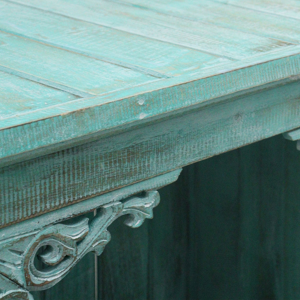 Albasia Bathroom Cabinet in Turquoise Wash for Stylish Storage