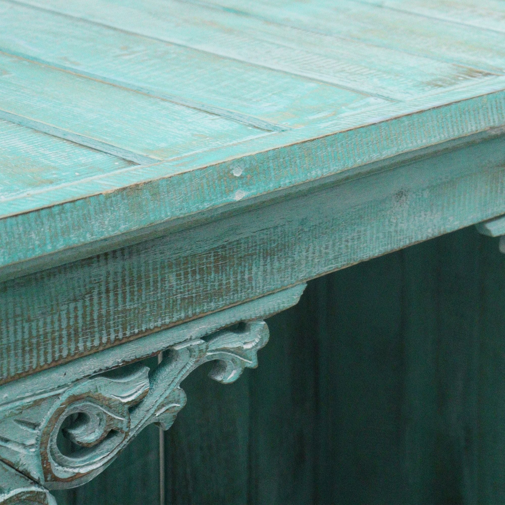 Albasia Bathroom Cabinet in Turquoise Wash for Stylish Storage