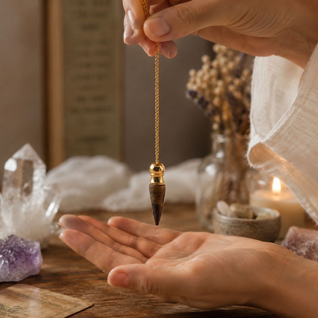 Secret Cavity Discovery of Truth Pendulum with Tiger Eye Design
