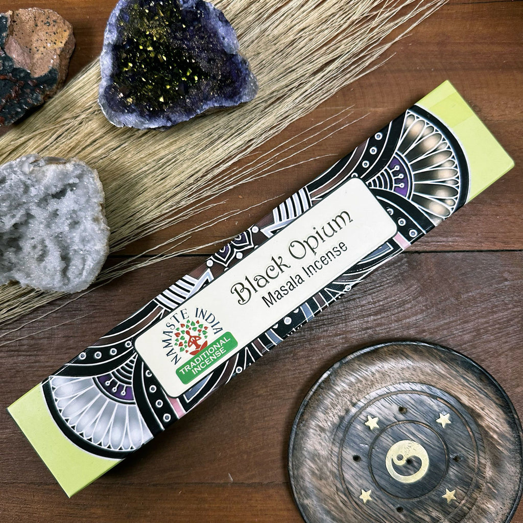 Namaste Mandala Masala Incense Sticks with Black Opium Aroma