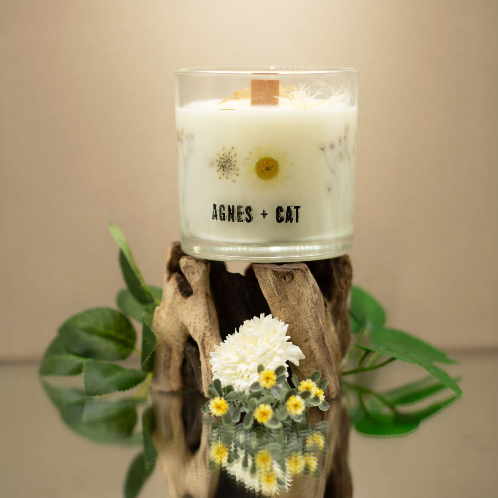 Botanical Soy Candle Windermere Floral Lake Scent for Home Relaxation