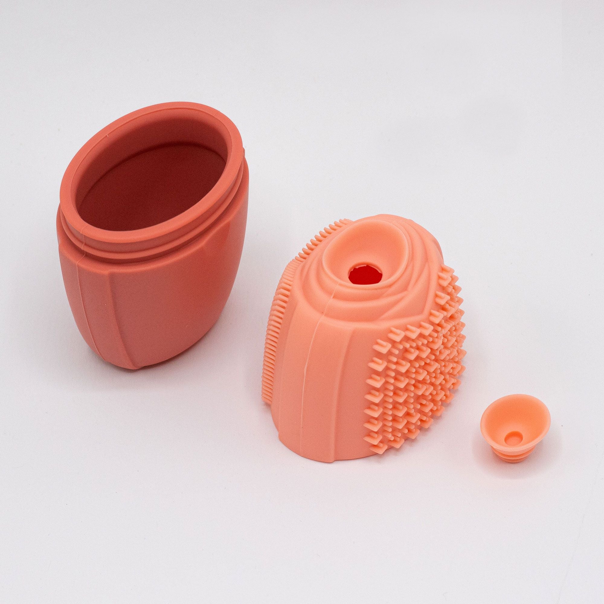 Peach Silicone Ice Face Roller for Refreshing Skincare Routine