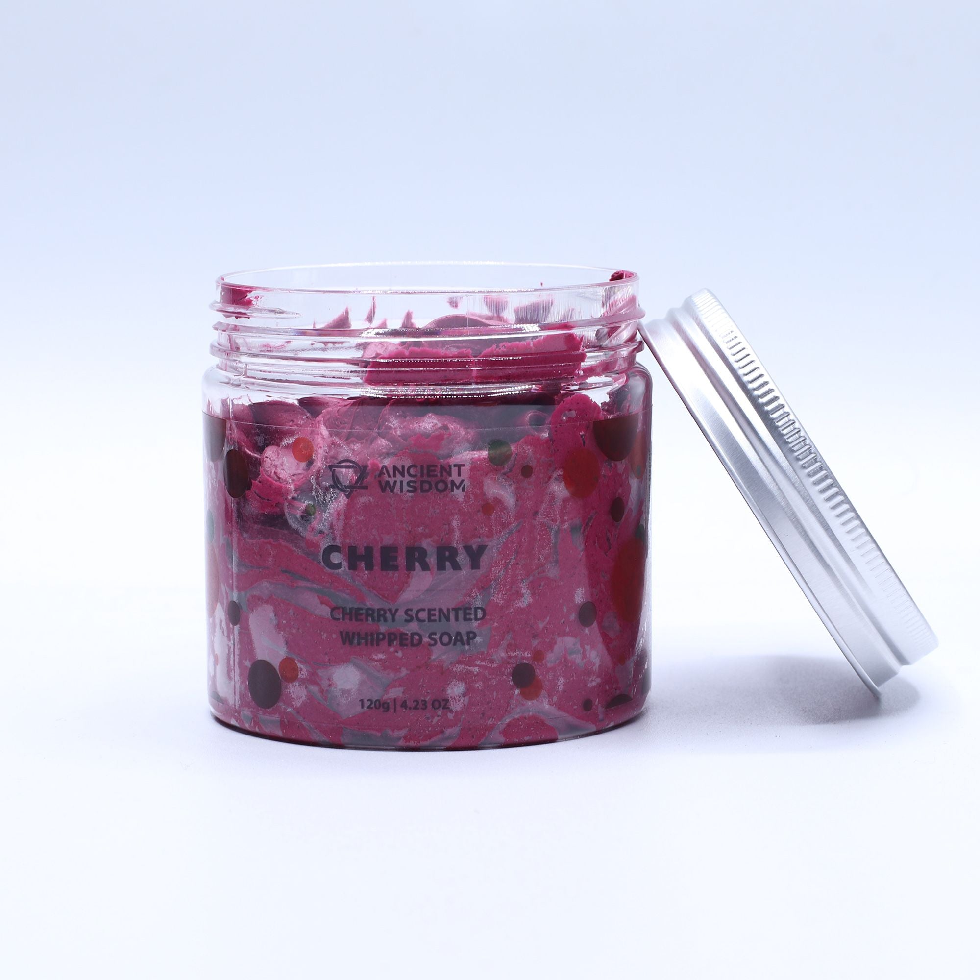 Cherry Whipped Soap 120g with Rich Cherry Scent for Daily Use