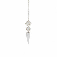 The Architect of Clarity - Three Piece Pendulum - Crystal Quartz
