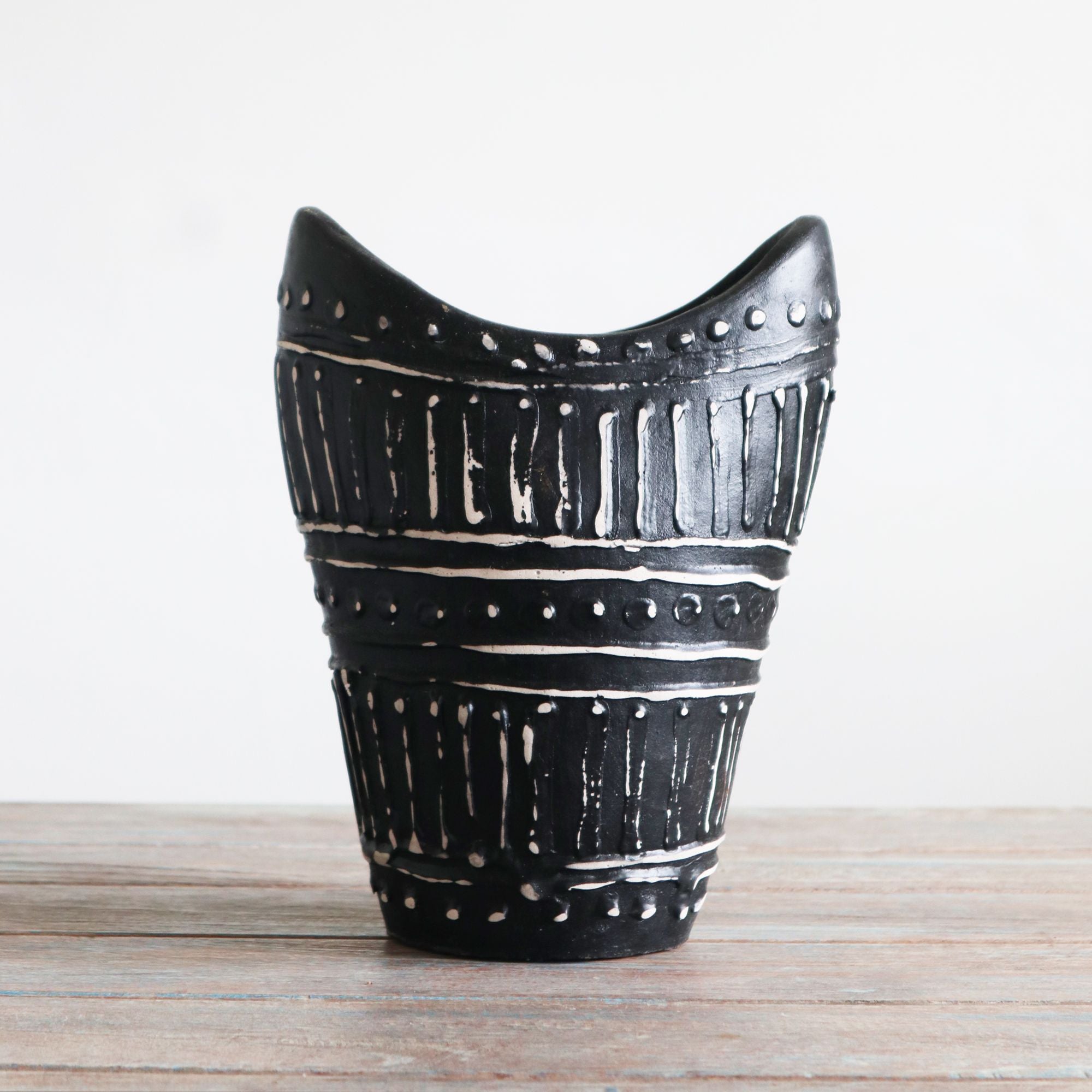 Swirls Shaped Chocolate Vase for Unique Home Decor and Style