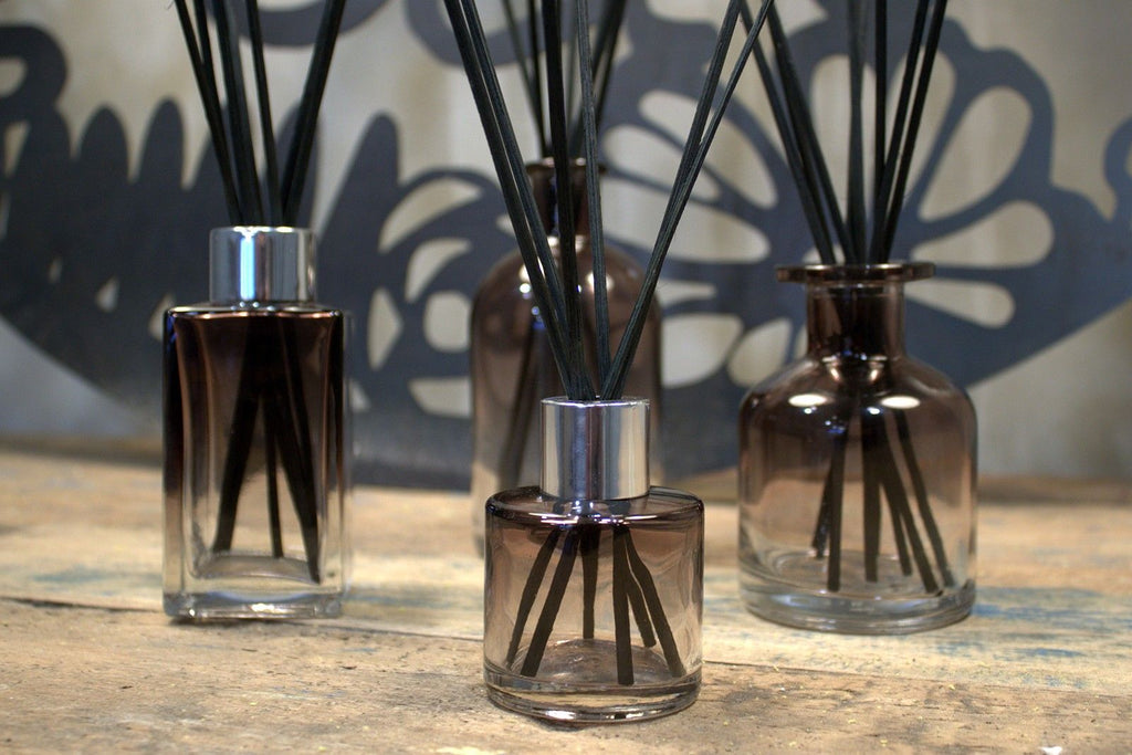 250 ml Round Antique Reed Diffuser Bottle with Charcoal Finish
