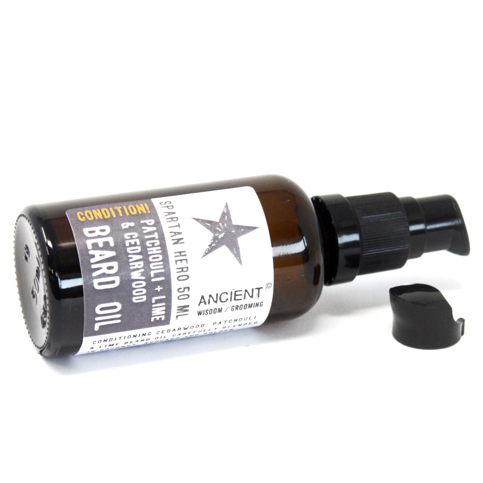 50ml Spartan Hero Beard Oil for Softening and Conditioning Facial Hair