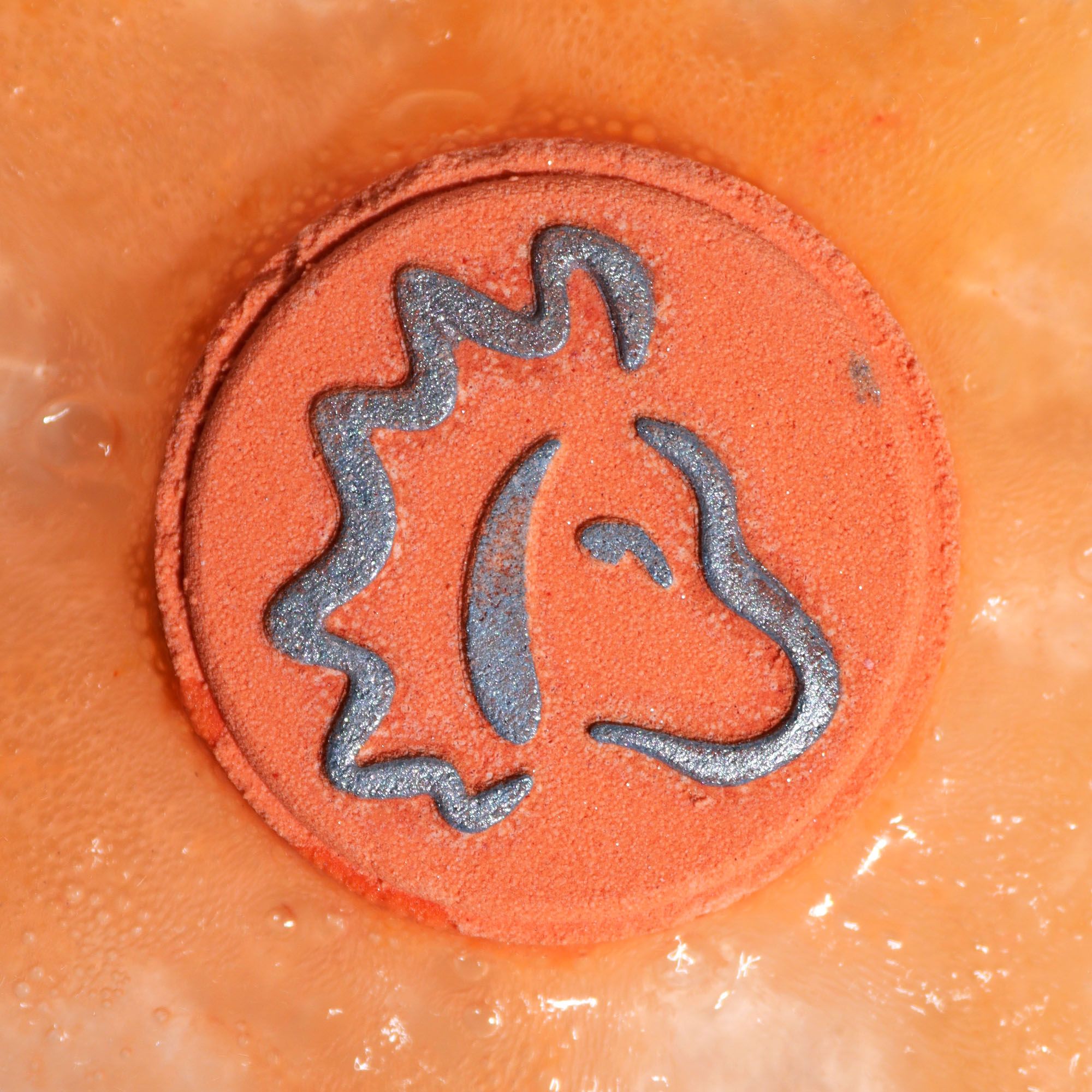 Zodiac Bath Fizzers Set with Horoscope for Leo Star Sign Soak