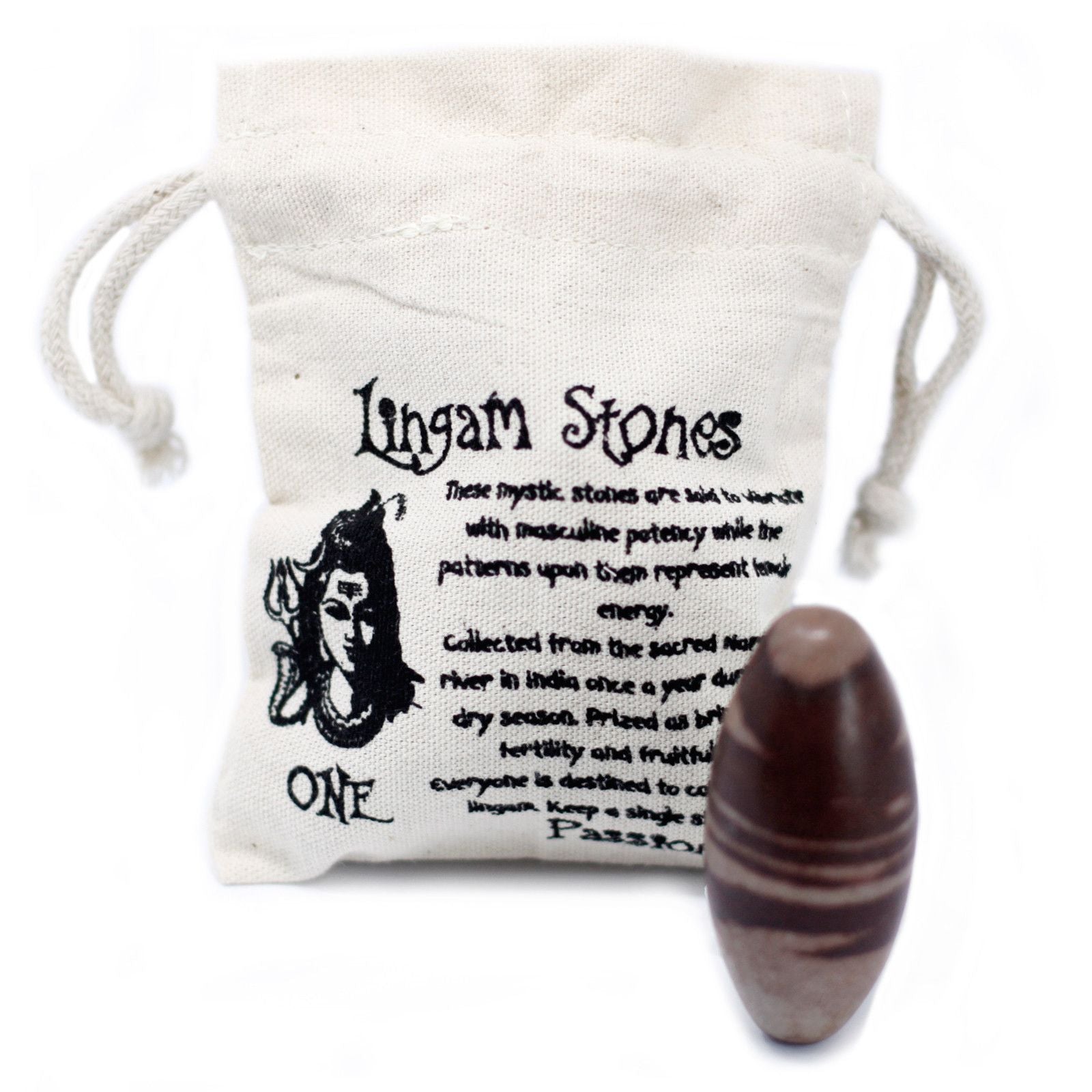 Three Inch Lingam Stone for Unique Home Decor and Gifts