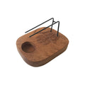 Palo Santo Heater in Teak Wood with Hamsa Design for Aromatherapy