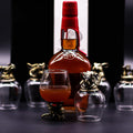 Gift Set of 6 Mystical Creatures Glasses with Antique Bronze Design