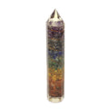 Orgonite Power Wand 15cm with Copper and Colourful Gemchips for Energy