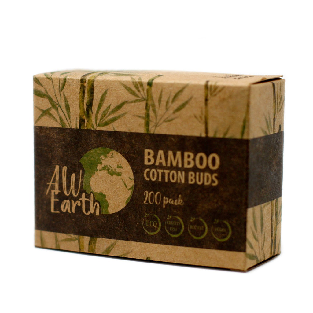 Box of 200 Eco Friendly Bamboo Cotton Buds for Cleaning Tasks