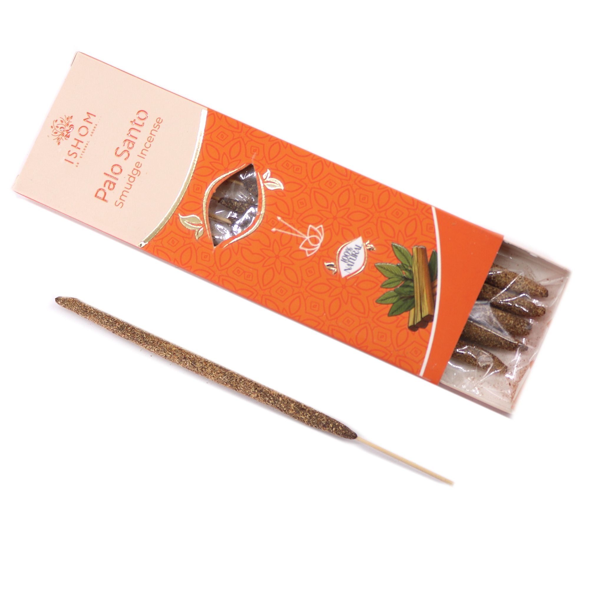 Ishom Smudge Incense Palo Santo for Calming Home Fragrance