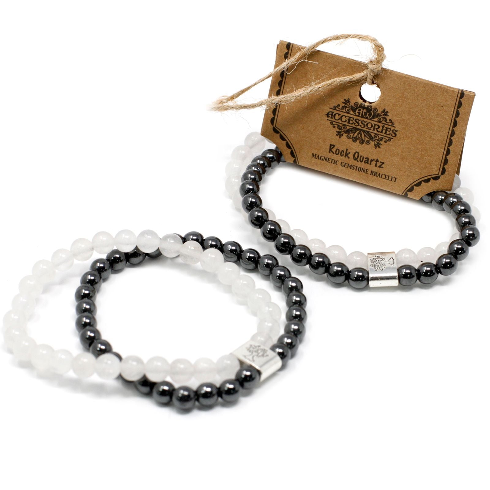 Magnetic Gemstone Bracelet Rock Quartz for Unique Style Appeal