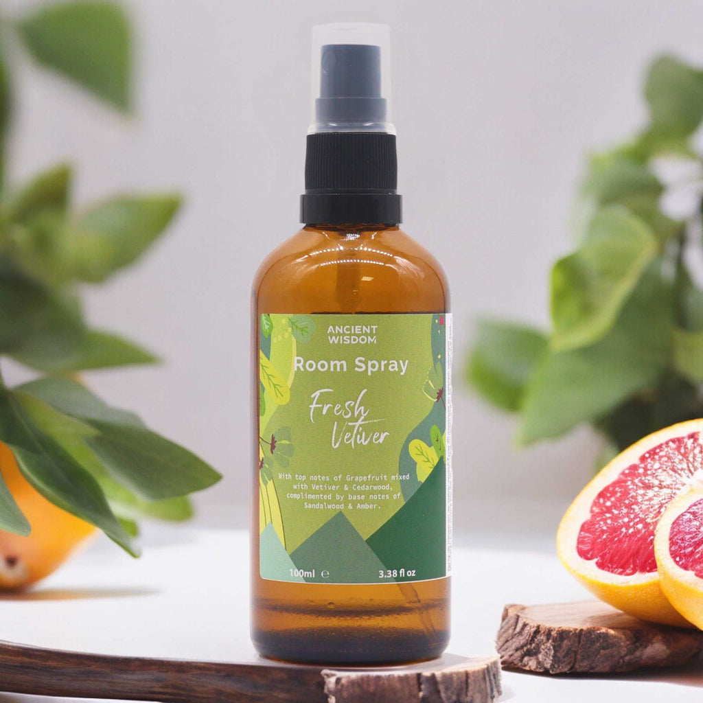 Summer Room Spray Fresh Vetiver 100ml for Invigorating Spaces