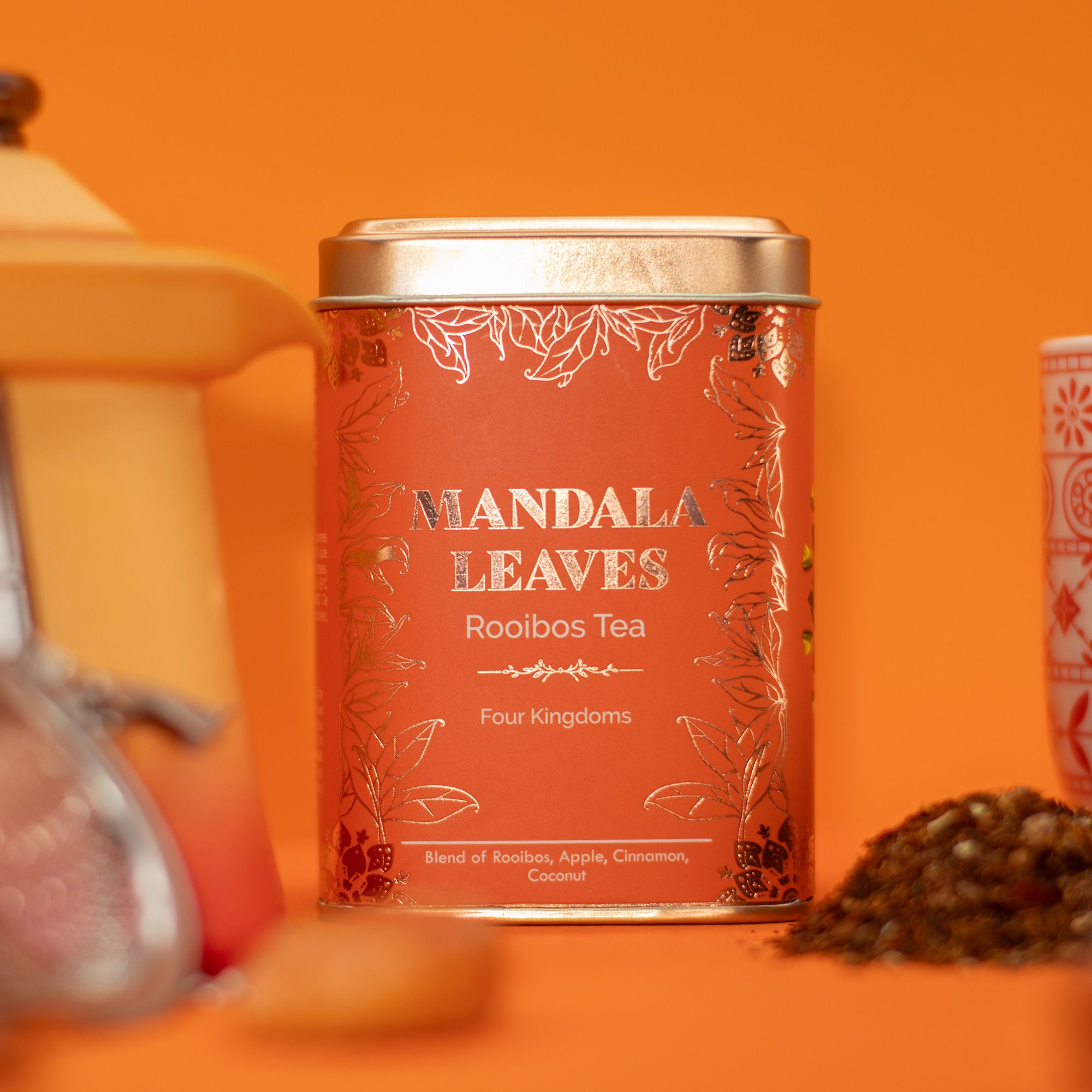 50g Four Kingdoms Rooibos Tea for a Smooth and Comforting Sip