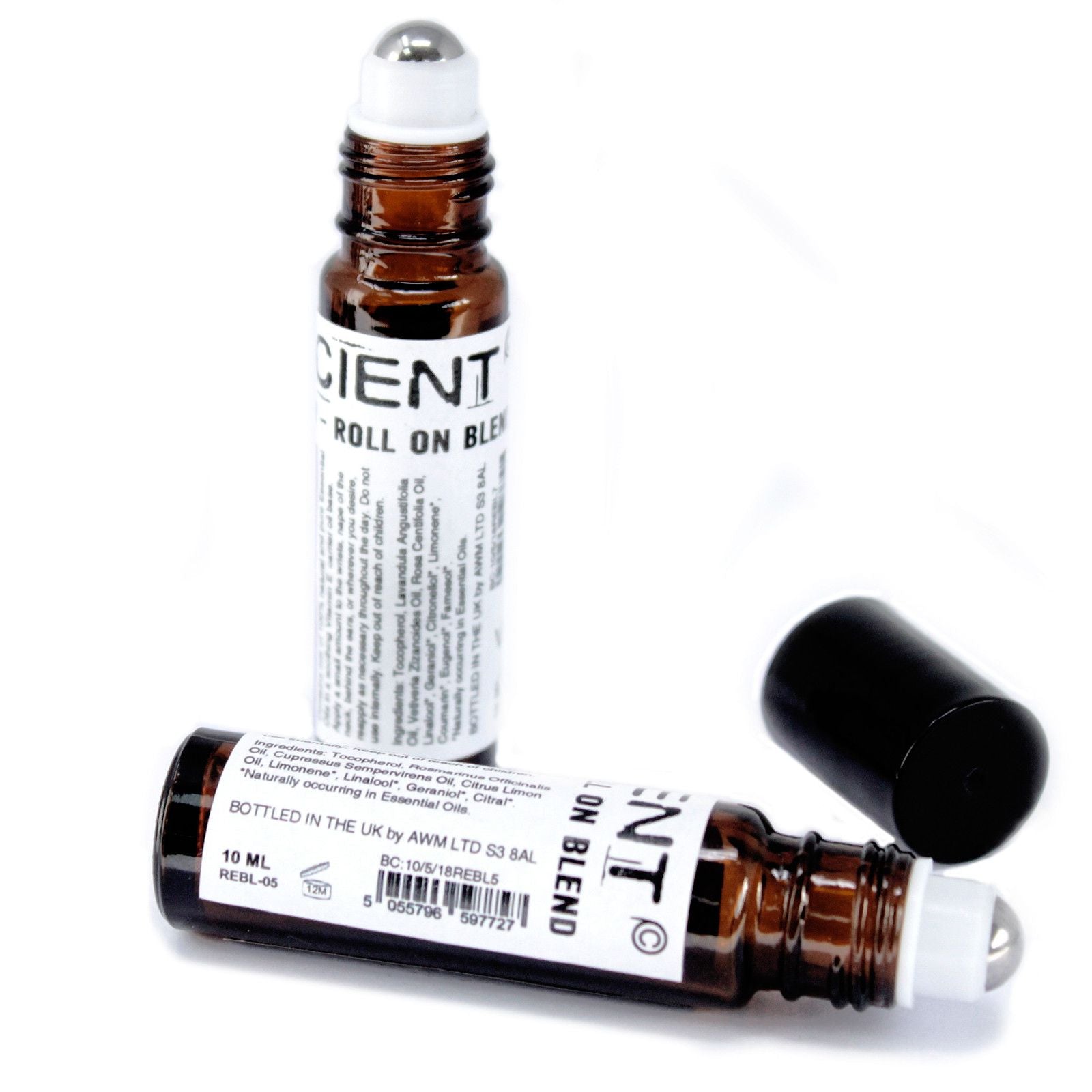 10ml Roll On Essential Oil Blend Wake Up for Energised Mornings