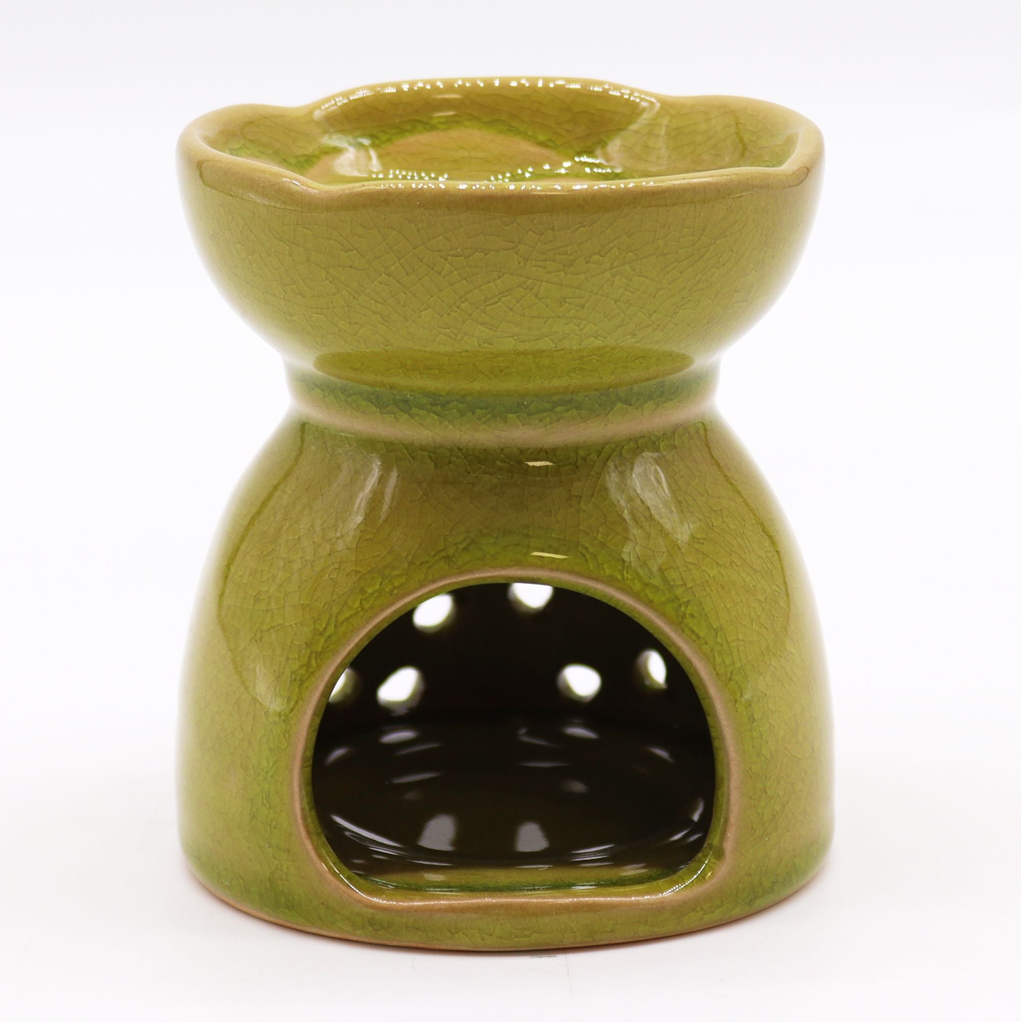 Tree of Life Oil Burner Lime for Fragrance and Home Decoration