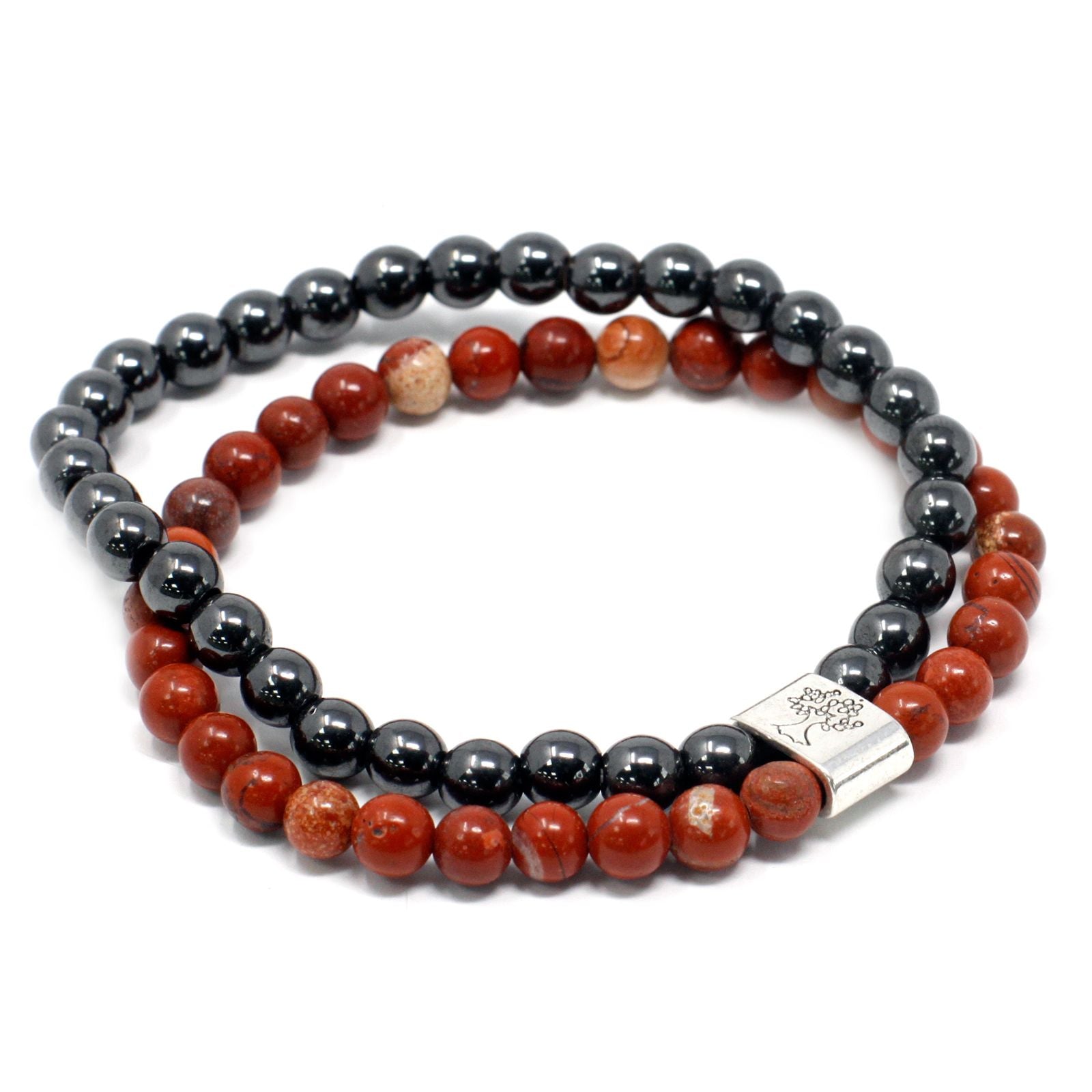 Magnetic Gemstone Bracelet in Redstone for Stylish Occasions