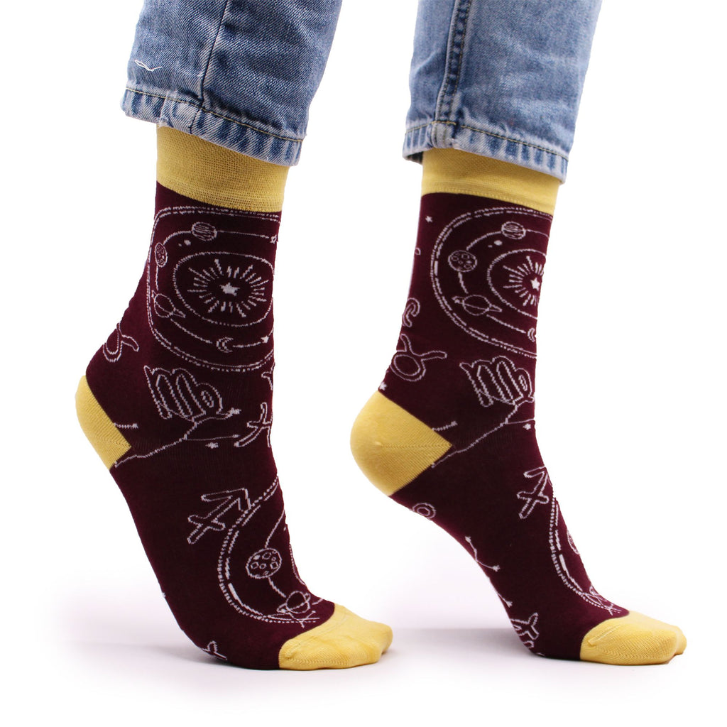 Hop Hare Bamboo Socks S/M Zodiac Design for Ultimate Comfort