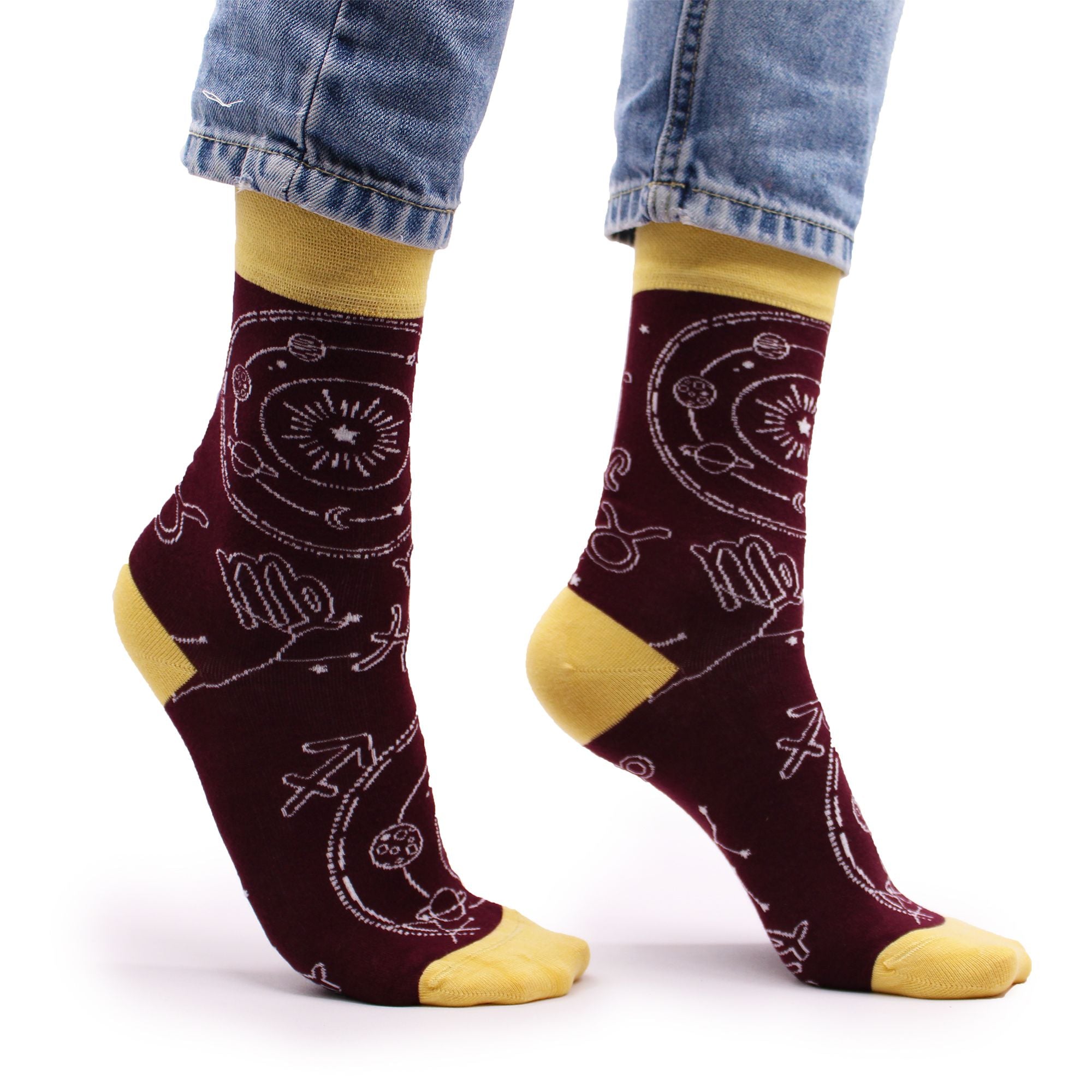 Hop Hare Bamboo Socks S/M Zodiac Design for Ultimate Comfort