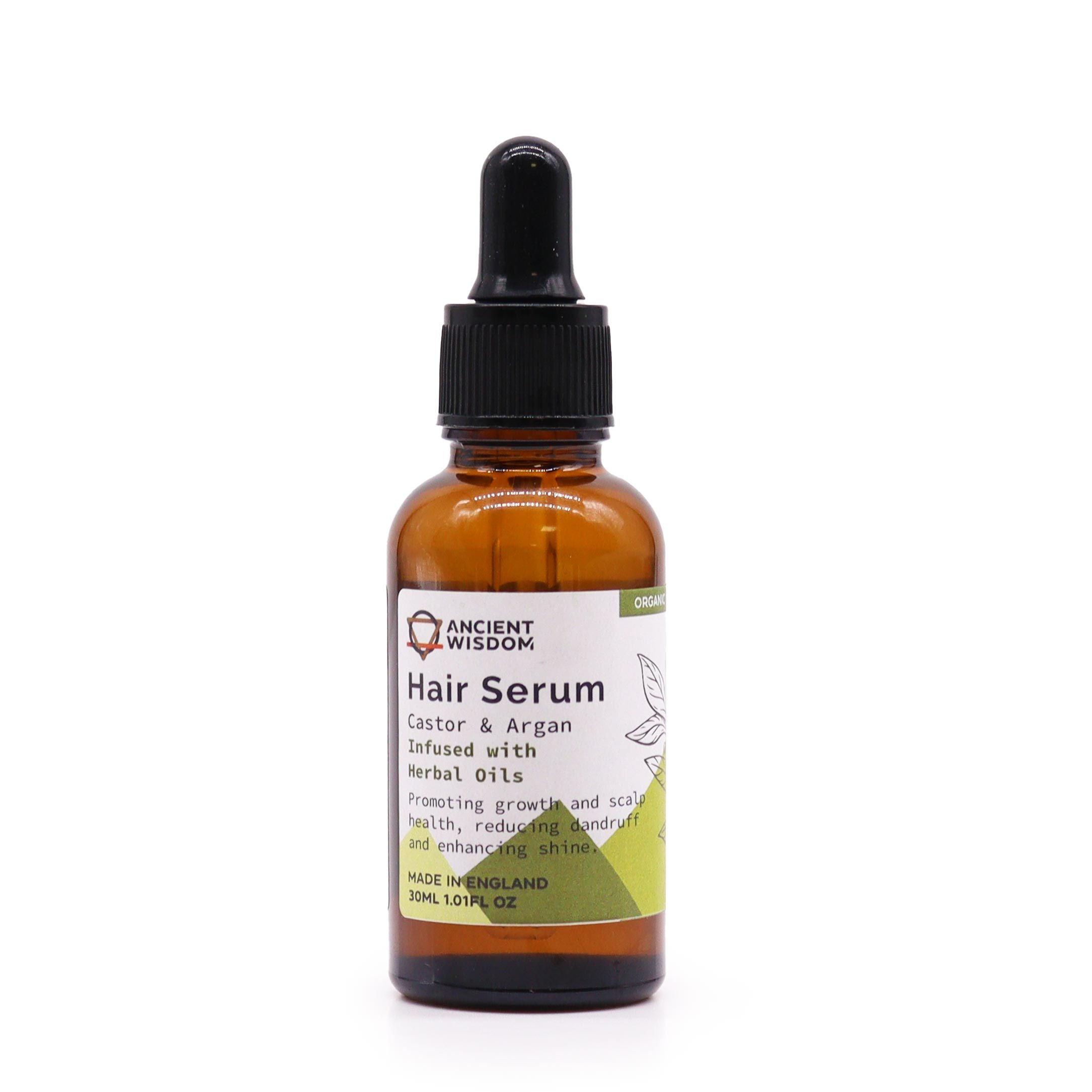 Organic Herbal Hair Serum 30ml for Nourishing Healthy Hair Growth