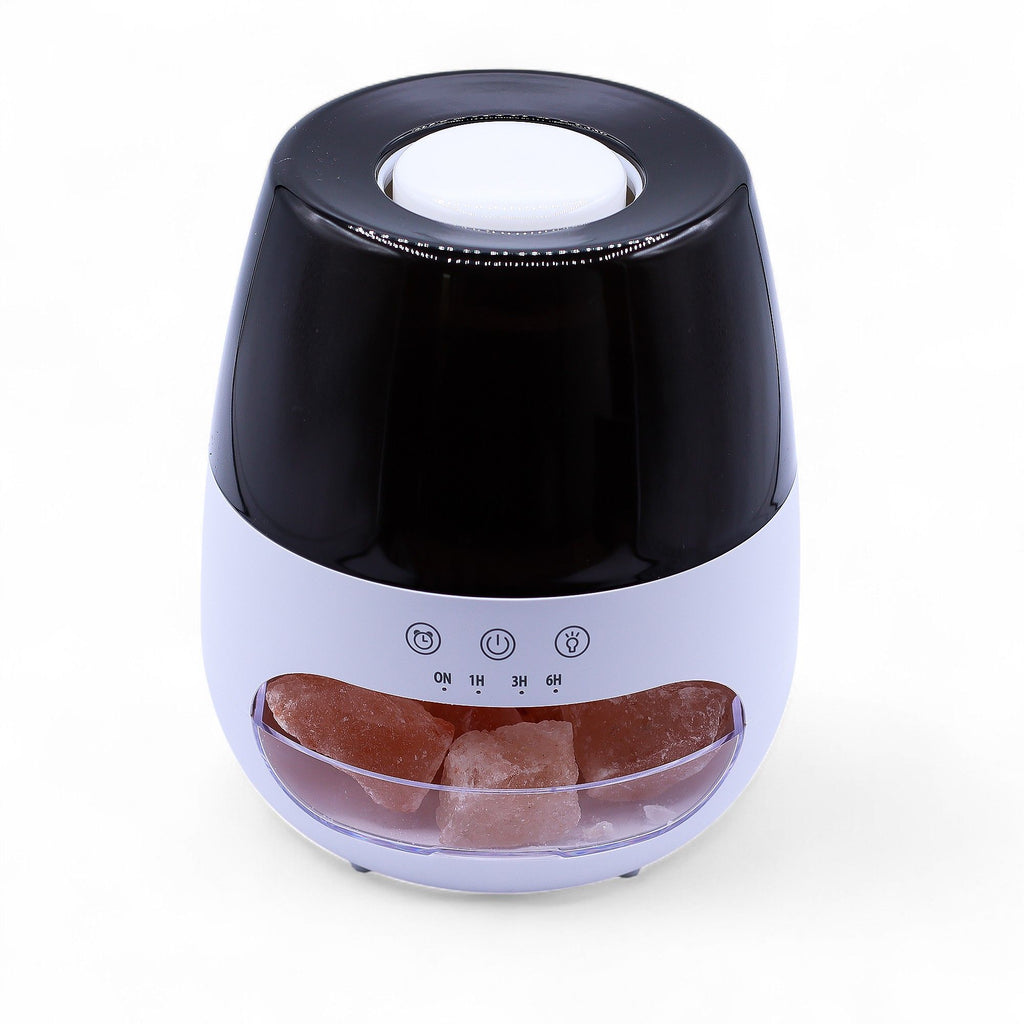 Salt Stone Flame Effect Aroma Diffuser with Timer and USB Power