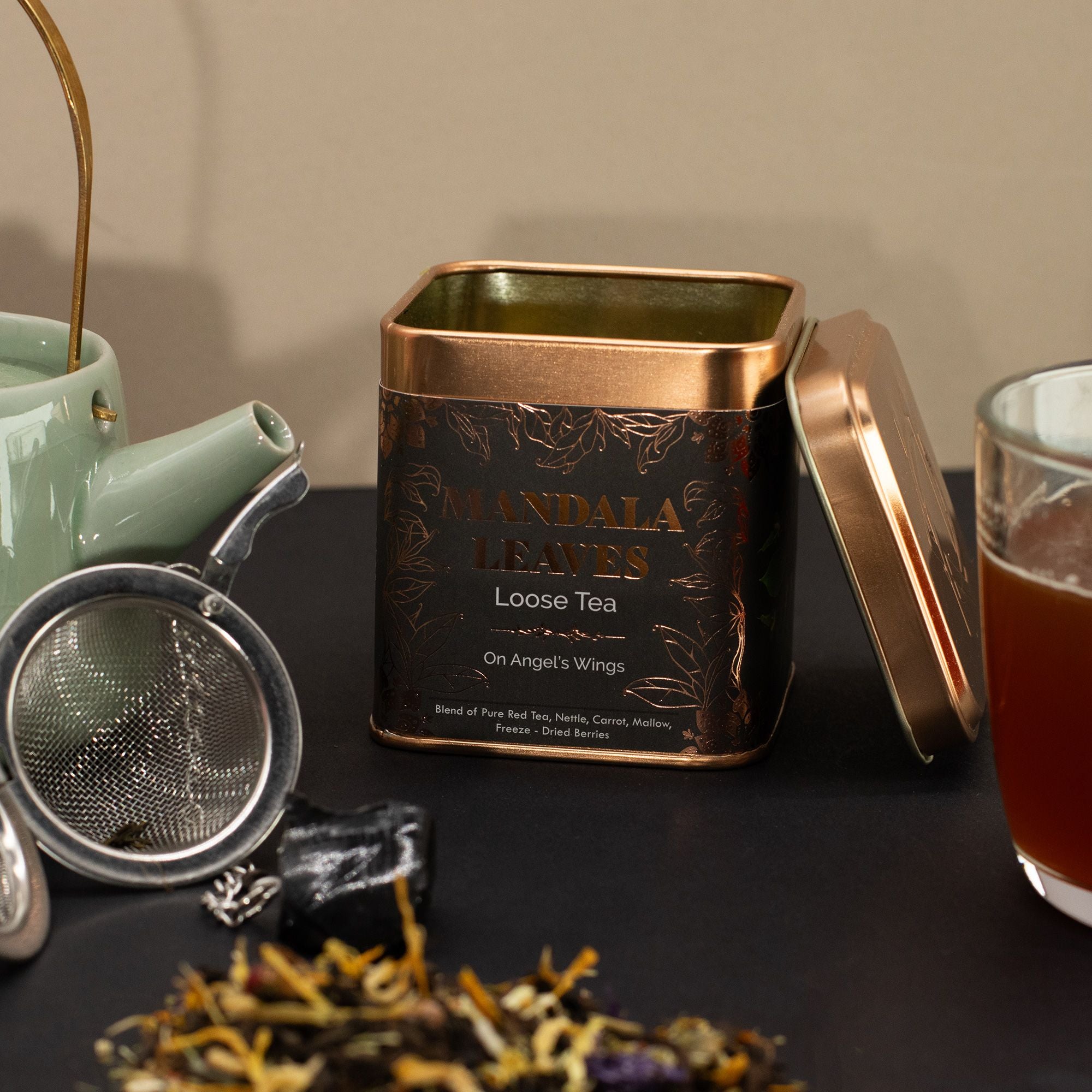 50g On Angels Wings Tea Blend for Serene Moments and Calmness