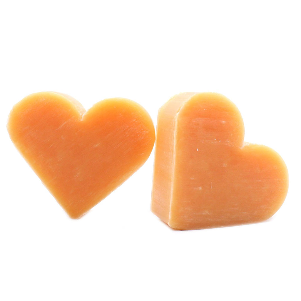 Heart Guest Soap Orange and Warm Ginger for a Charming Bathroom