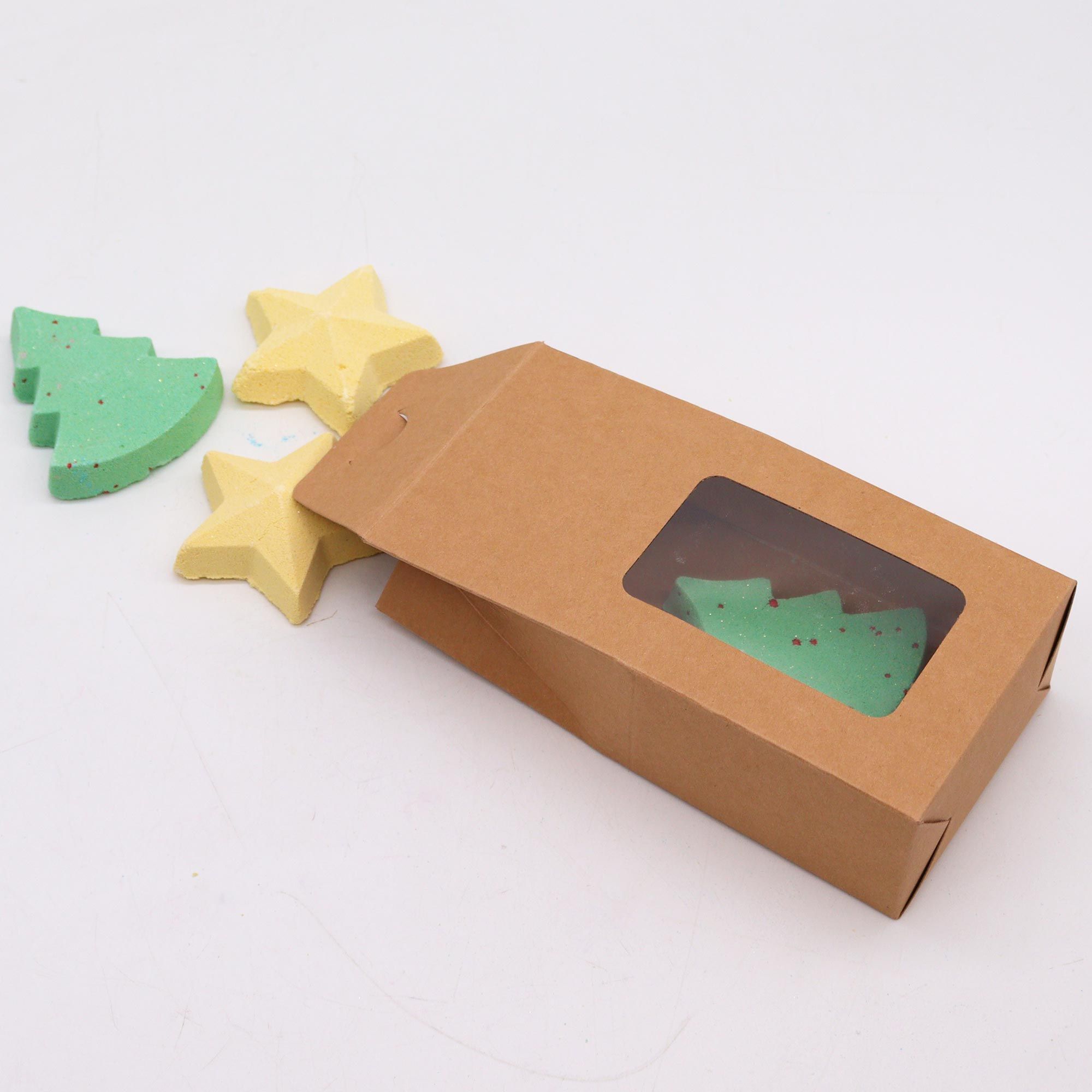 Silent Night Christmas Bath Bomb Gift Pack with Festive Fragrances