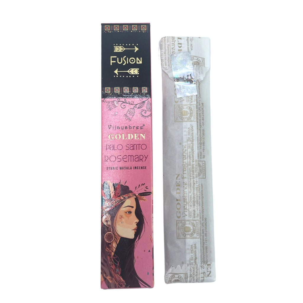 15g Golden Palo Santo and Rosemary Incense Sticks for Aromatic Use