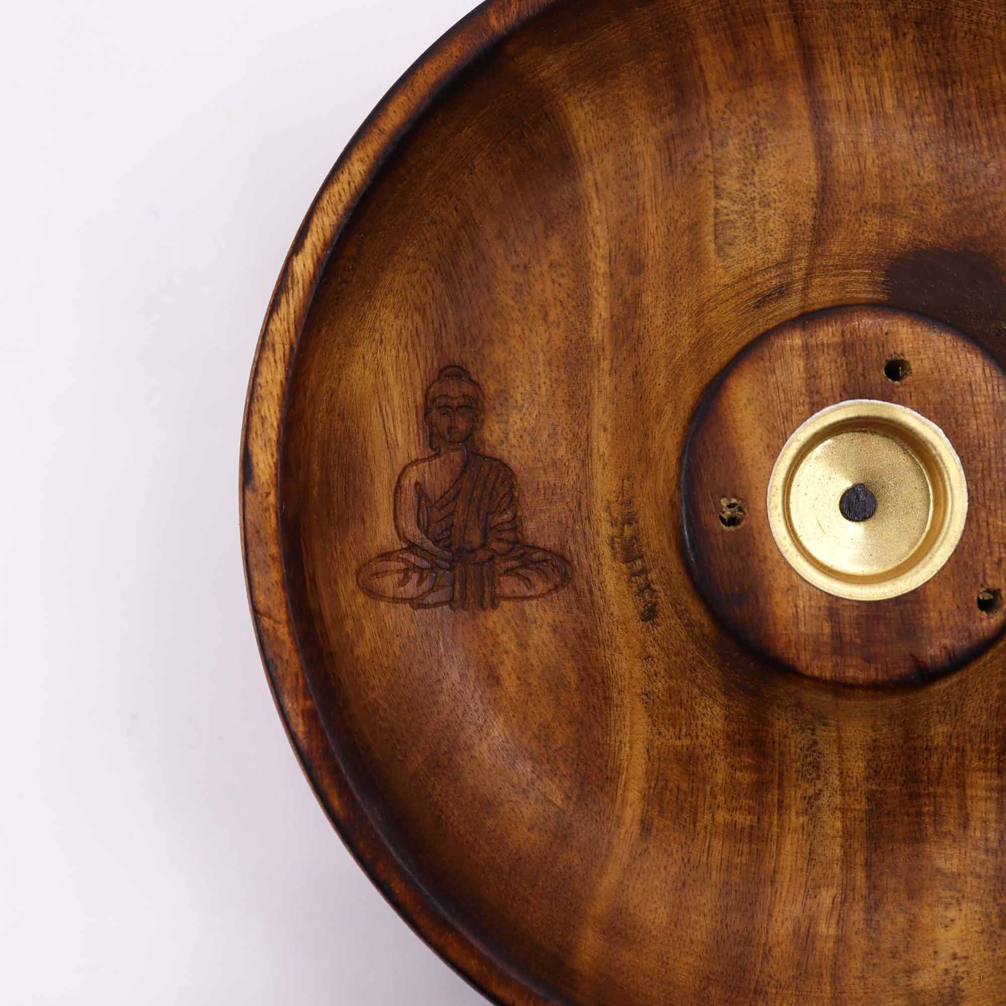 Buddha Incense Stick and Cone Burner Disc for Aromatic Use