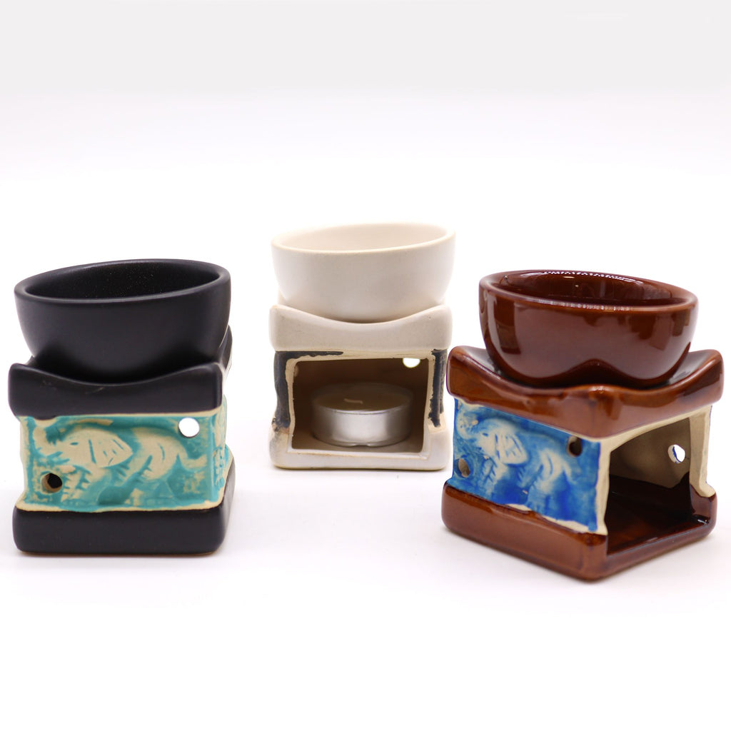 Classic Elephant Oil Burners for Aromatic Fragrance Enjoyment