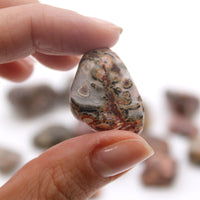 Medium Tumble Stone - Leopard Skin