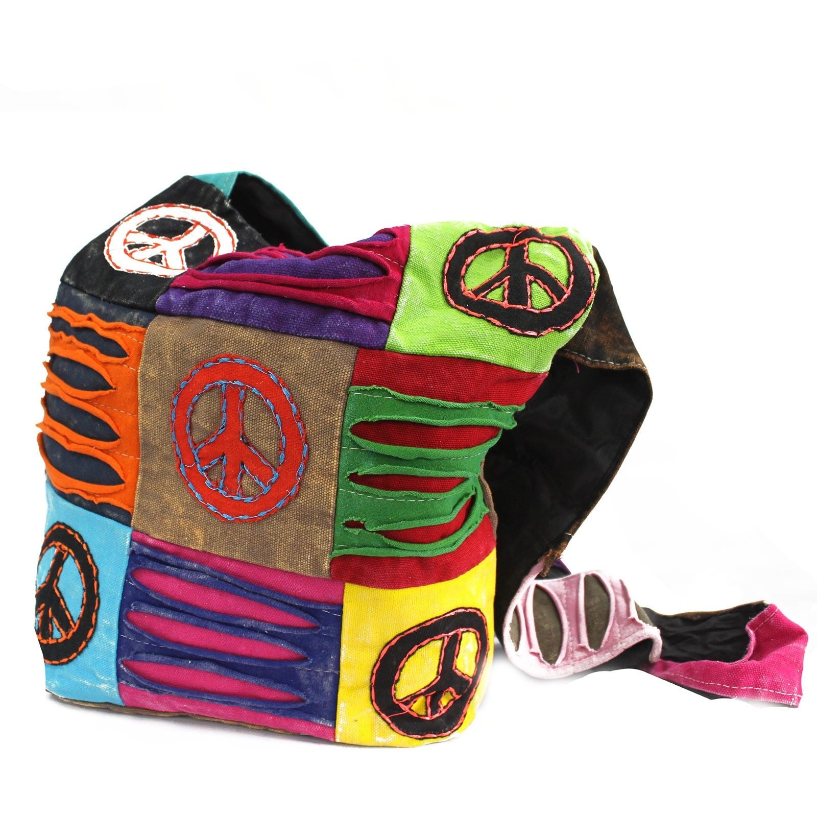 Ethnic Sling Bag in Sand Peace for Everyday Stylish Use and Fun