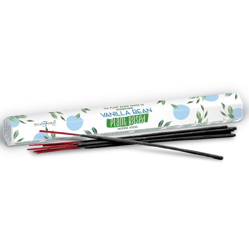 Plant Based Incense Sticks Vanilla Bean for Calming Atmosphere