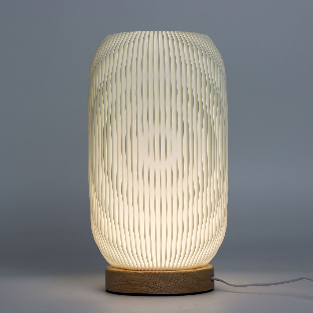 Modern Twisted New Wave Lamp with USB and 3 Brightness Settings